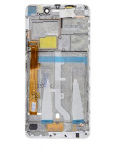 LCD-display + Touch Unit + Framsida Lenovo S60 - Vit