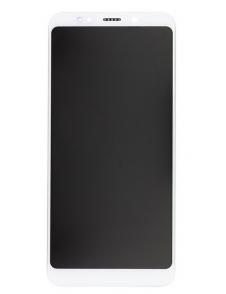 LCD-display + Touch Unit + Framsida för Xiaomi Redmi 5 Plus - Vit