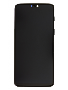LCD-display + Touch Unit + Framsida för OnePlus 6