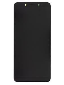 LCD-skärm + beröringsenhet + framsida för Xiaomi Redmi Note 5 - Svart (Service Pack)