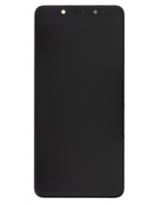 LCD-skärm + beröringsenhet + framsida för Xiaomi Redmi Note 5 - Svart (Service Pack)