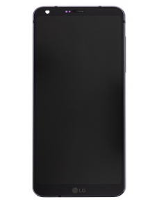 LCD-skärm Touch Unit Front Cover LG G6 H870 - Svart