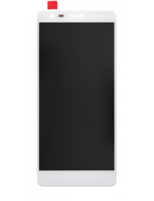 Touch Unit + LCD-display Nokia 3.1 - Vit (Service Pack)