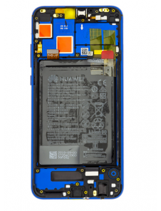 LCD-display + Touch Unit + Framsida Huawei Honor 8X - Blå (Service Pack)