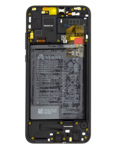 LCD-display + Touch Unit + Framsida Huawei Honor 8X - Svart (Service Pack)