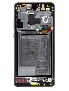 LCD-display + Touch Unit + Framsida Huawei Mate 20 - Svart (Service Pack)
