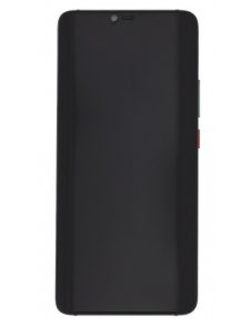 LCD-display + Touch Unit + Framsida Huawei Mate 20 Pro - Svart (Service Pack)