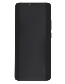 LCD-display + Touch Unit + Framsida Huawei Mate 20 Pro - Svart (Service Pack)