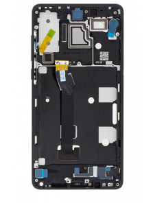 LCD-display + Touch Unit + Framsida för Xiaomi Mi Mix 2S - Svart