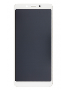 LCD-display + Touch Unit + Framsida för Xiaomi redmi 6 / 6A - Vit