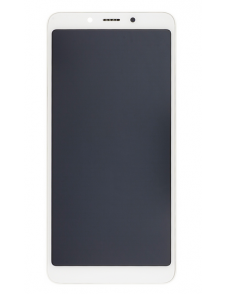 LCD-display + Touch Unit + Framsida för Xiaomi redmi 6 / 6A - Vit