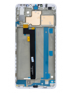LCD-display + Touch Unit + Framsida för Xiaomi Mi Max 3 - Vit