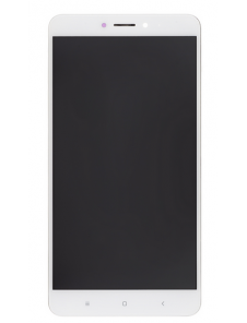 LCD-display + Touch Unit + Framsida för Xiaomi Mi Max 2 - Vit