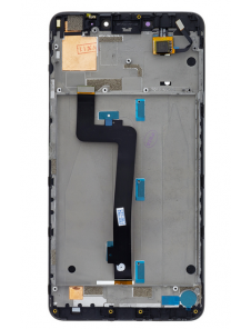 LCD-display Touch Unit Front Cover för Xiaomi Mi Max 2 - Svart