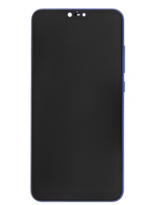 LCD-display + Touch Unit + Framsida för Xiaomi Mi 8 Lite - Blå