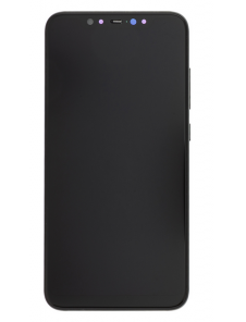 LCD-display + Touch Unit + Framsida för Xiaomi Mi 8 - Svart