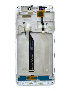 LCD-skärm + beröringsenhet + framsida för Xiaomi Redmi 5A - Vit (Service Pack)