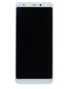 LCD-skärm + beröringsenhet + framsida för Xiaomi Mi A2 - Vit (Service Pack)