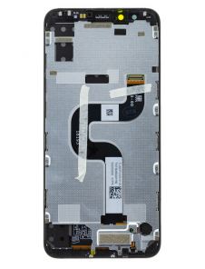 LCD-display + Touch Unit + Framsida för Xiaomi Mi A2 - Svart (Service Pack)