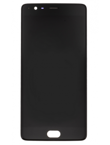 LCD-skärm + beröringsenhet + framsida för OnePlus 3