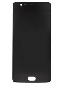 LCD-skärm + beröringsenhet + framsida för OnePlus 3