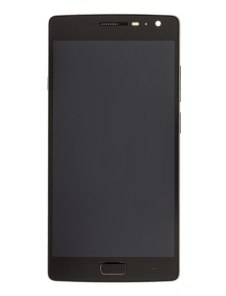 LCD-skärm + beröringsenhet + framsida för OnePlus 2