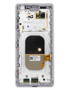 LCD-skärm + pekdon Sony Xperia XZ3 H9436 - Vit (Service Pack)