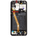 LCD-display + Touch Unit + Framsida Huawei Nova 3i - Svart (Service Pack)