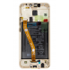 LCD-display + Touch Unit Huawei Mate 20 Lite  - Guld (Service Pack)