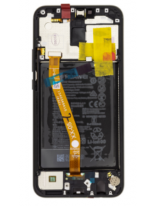 LCD-display Touch Unit Huawei Mate 20 Lite - Svart (Service Pack)