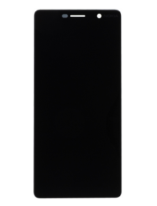 Touch Unit + LCD-display Nokia 7 Plus - Svart (Service Pack)