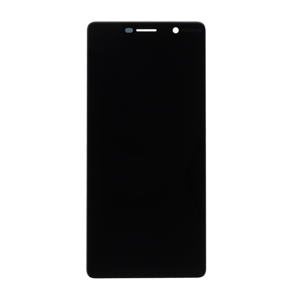 Touch Unit + LCD-display Nokia 7 Plus - Svart (Service Pack)