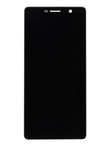 Touch Unit + LCD-display Nokia 7 Plus - Svart (Service Pack)