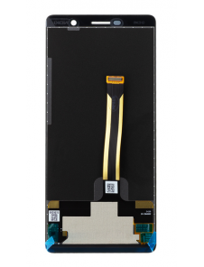 Touch Unit + LCD-display Nokia 7 Plus - Svart (Service Pack)