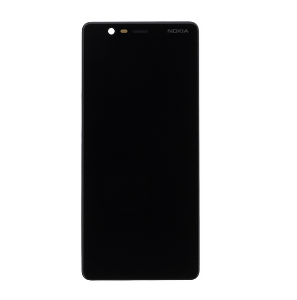 Touch Unit LCD-display + Framsida Nokia 5.1 - Svart (Service Pack)