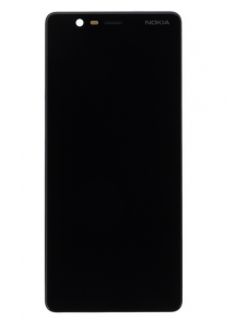 Touch Unit LCD-display + Framsida Nokia 5.1 - Svart (Service Pack)