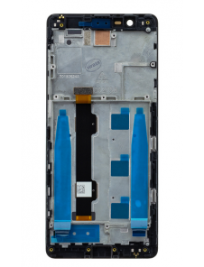 Touch Unit LCD-display + Framsida Nokia 5.1 - Svart (Service Pack)