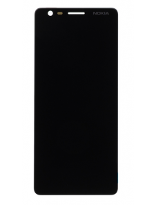 Touch Unit LCD-display + Framsida Nokia 3.1 - Svart (Service Pack)