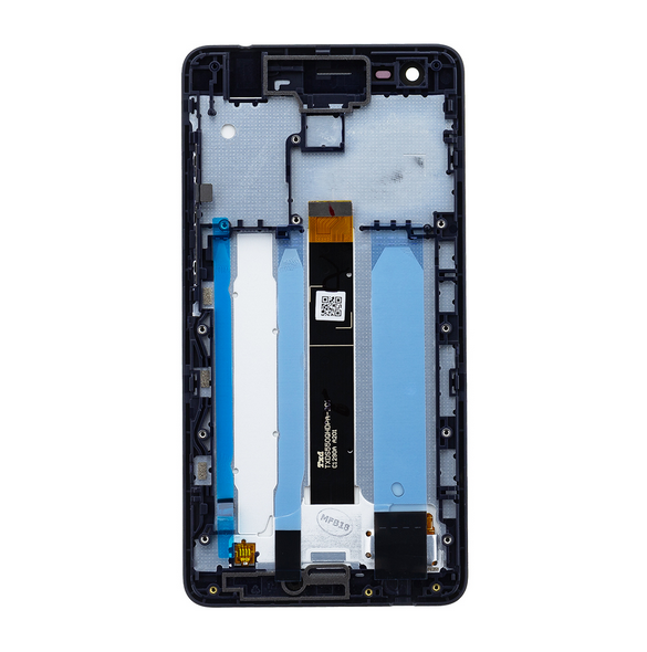 Touch-enhet LCD-display + Front Cover Nokia 2.1 - Mörkblå (Service Pack)