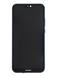 LCD-display + Touch Unit + Framsida Huawei P20 Lite - Blå