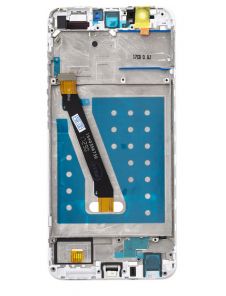 LCD-display + Touch Unit + Framsida Huawei P Smart - Vit