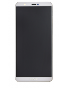 LCD-display + Touch Unit + Framsida Huawei P Smart - Vit