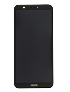 LCD-display + Touch Unit + Framsida Huawei P Smart - Svart