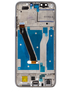 LCD-display + beröringsenhet + framsida Huawei Honor 9 Lite - Grå