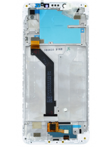 LCD-skärm + beröringsenhet + framsida för Xiaomi Redmi S2 - Vit (Service Pack)