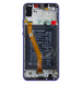 LCD-skärm + beröringsenhet + framsida Huawei Nova 3 - Lila (Service Pack)