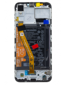 LCD-display + Touch Unit + Framsida Huawei Honor Play - Svart (Service Pack)