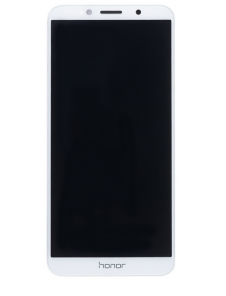 LCD-skärm + beröringsenhet + framsida Huawei Honor 7S - Vit (Service Pack)