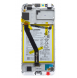 LCD-display Touch Unit Framsida Huawei Honor 7A - Vit (Service Pack)