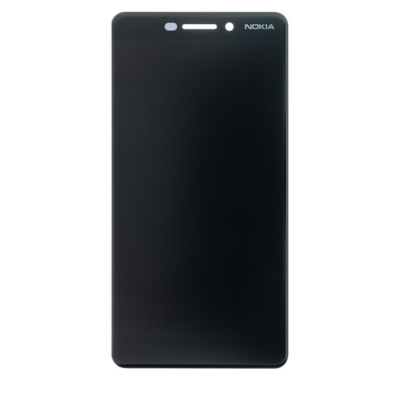 LCD-display Touch Unit Nokia 6.1 - Svart (Service Pack)